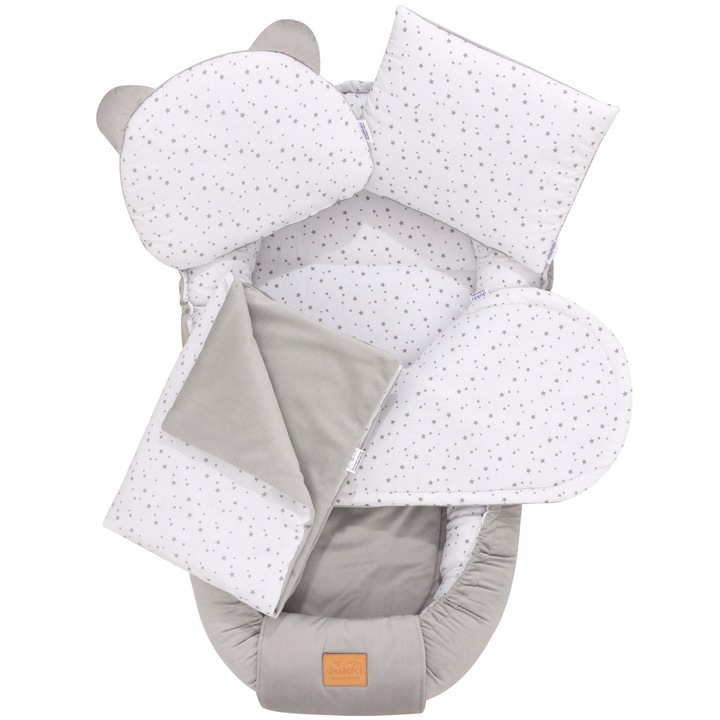 Комплект за бебета от 5 части Cocoon Comfort Velvet Jukki