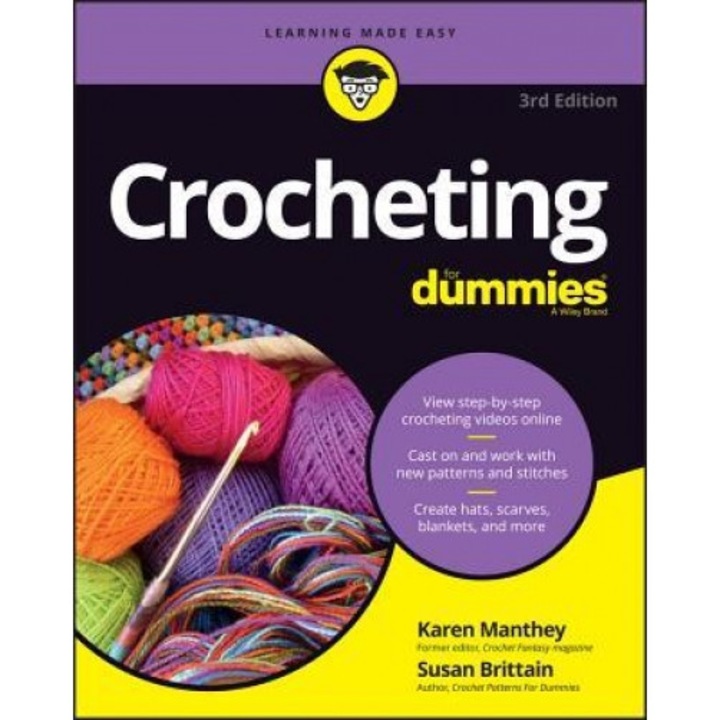 Crocheting for Dummies, 3rd Edition + Video, Susan Brittain (Author)