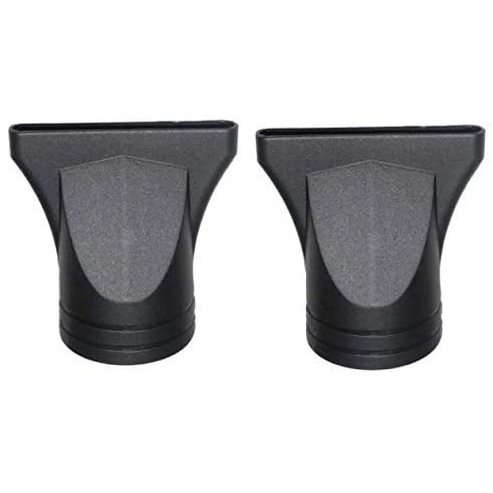 Duza concentrator pentru uscator de par YANYXR BCS3189050, plastic PC rezistent la temperatura, negru, set 2 buc, prindere O 4.5 cm (75x80 mm)