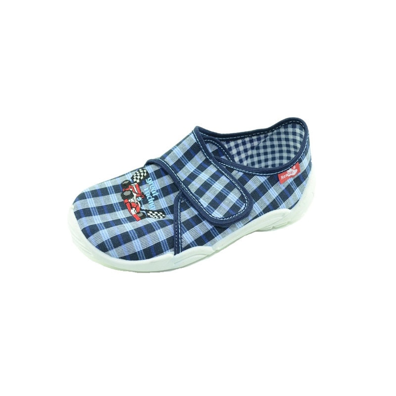 Pantofi din panza pentru baieti Renbut, Albastru