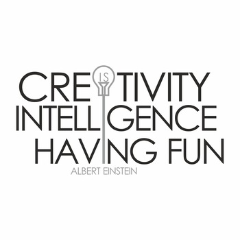 Sticker decorativ iStick, Citat Albert Einstein, 55x30cm Sticker decorativ iStick, Citat Albert Einstein, 55x30cm