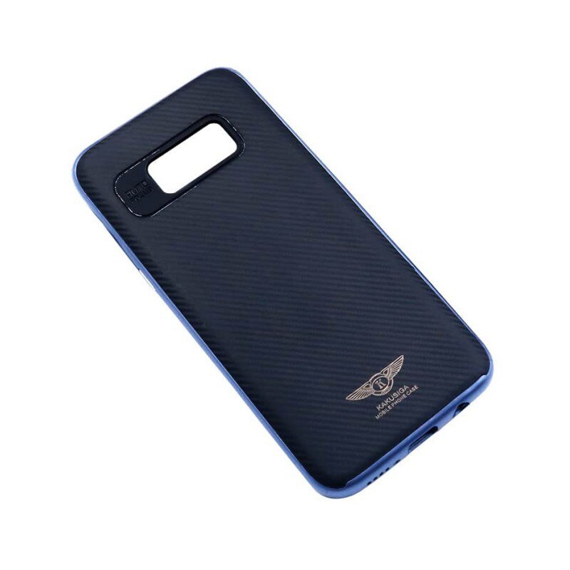 Husa Ikaku Hybrid Fiber Samsung S8 Plus Negru Albastru