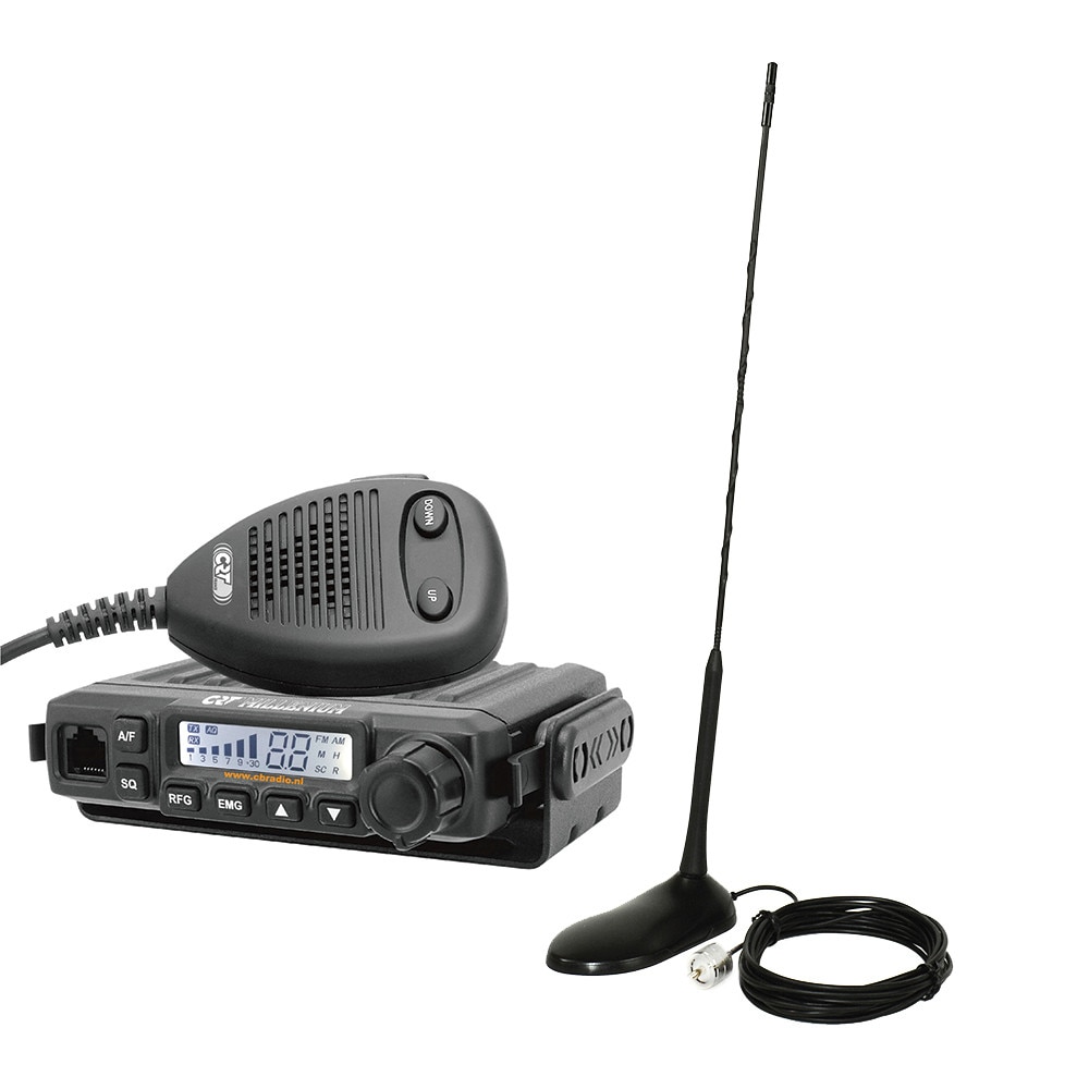 Комплект радиостанция CB CRT MILLENIUM + Aнтена PNI Extra 45 eMAG.bg