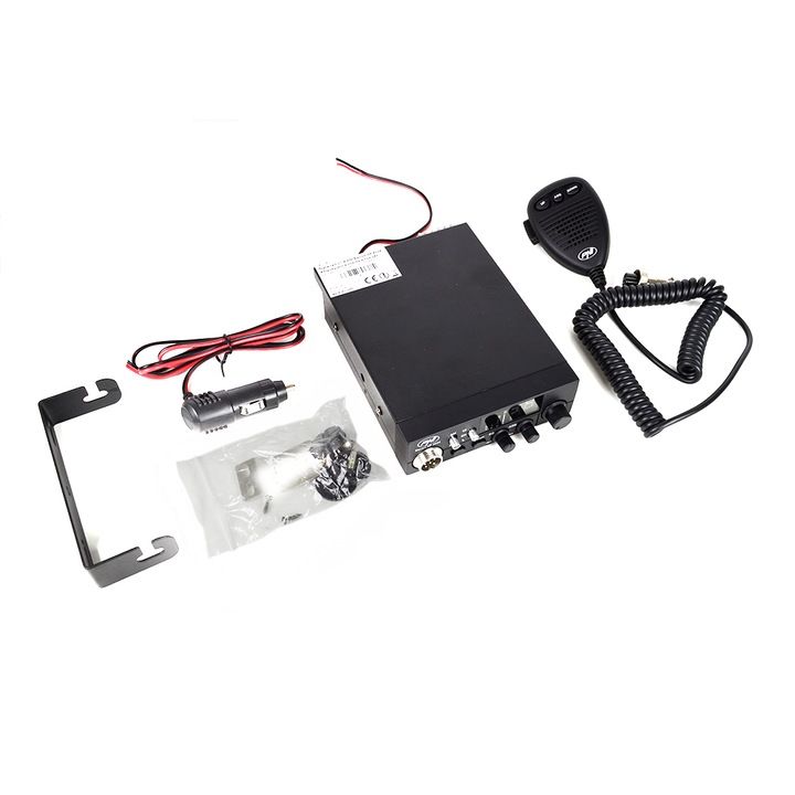 Комплект радиостанция CB PNI Escort HP 8024 ASQ 12/24V + Антена CB PNI ML70 c магнит