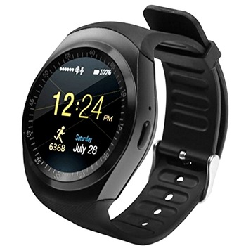 Ceas Smartwatch sport Yondu V1 , cartela SIM , 1.3 inch HD display , touchscreen , compatibil Android , culoare : Negru Ceas Smartwatch sport Yondu V1 , cartela SIM , 1.3 inch HD display , touchscreen , compatibil Android , culoare : Negru