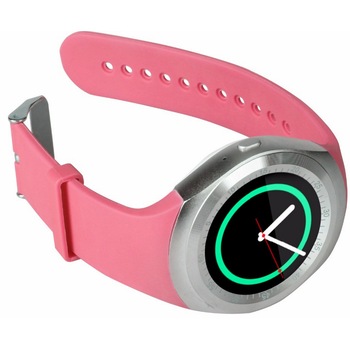 Ceas Smartwatch sport Yondu V1 , cartela SIM , 1.3 inch HD display , touchscreen , compatibil Android , culoare : Roz Ceas Smartwatch sport Yondu V1 , cartela SIM , 1.3 inch HD display , touchscreen , compatibil Android , culoare : Roz