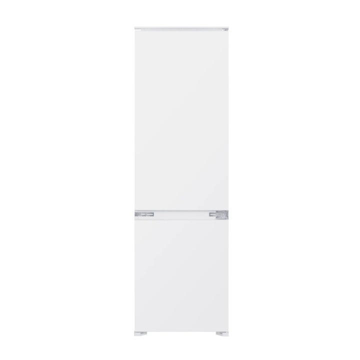 Combina frigorifica incorporabila Crown CDE177BI, Inghetare rapida, Autodezghetare, Iluminare LED, Usi reversibile, H 177 cm, 249 l, Clasa E, Alba