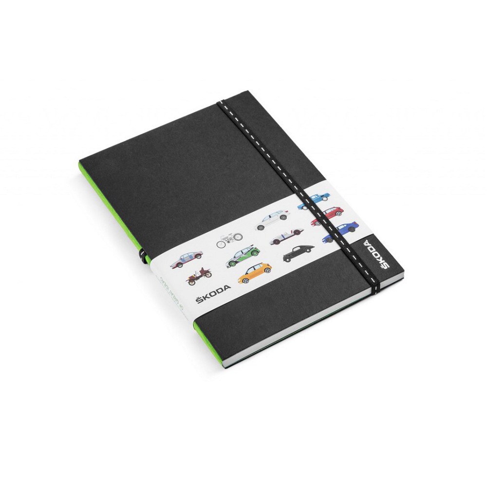 Caiet Notite Car Motives A5, Skoda, Negru
