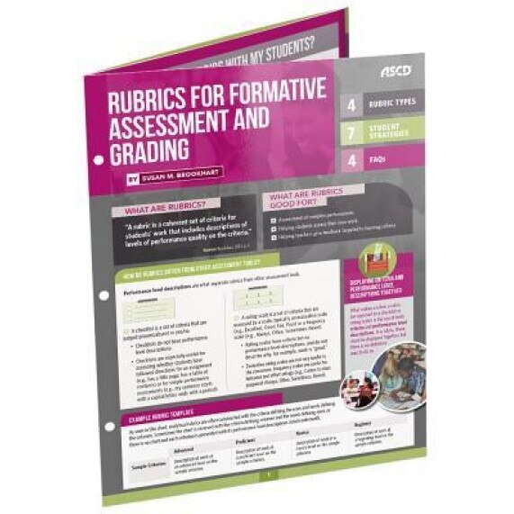 Rubrics for Formative Assessment and Grading (Quick Reference Guide), Susan M. Brookhart (Author)