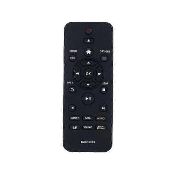 Telecomanda pentru DVD player cj-k0509--260805-228, compatibila DVP2800/12 DVP2850, negru