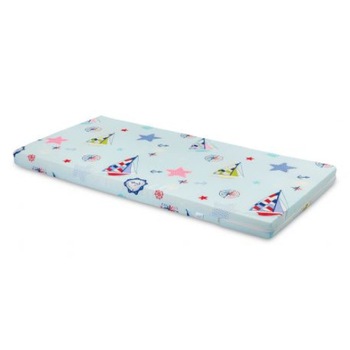 Saltea de pat pentru copii, 120x60 cm,spuma, 6 cm, albastra Saltea de pat pentru copii, 120x60 cm,spuma, 6 cm, albastra