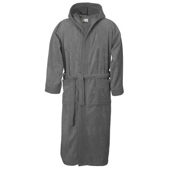 Halat baie gluga, Lux Velour Collection, L-XL, Antracit, 100% bumbac Halat baie gluga, Lux Velour Collection, L-XL, Antracit, 100% bumbac