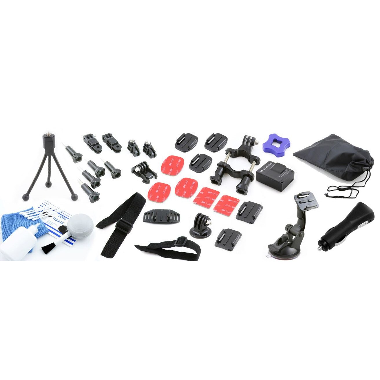 Set accesorii pentru camerele sport GoPro, XREC