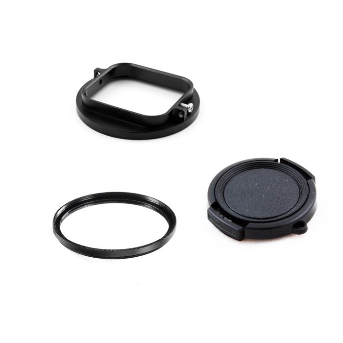 Set Xrec pentru Gopro Hero 5/ 4 Session, Adaptor 58mm + Filtru Uv + Capac obiectiv