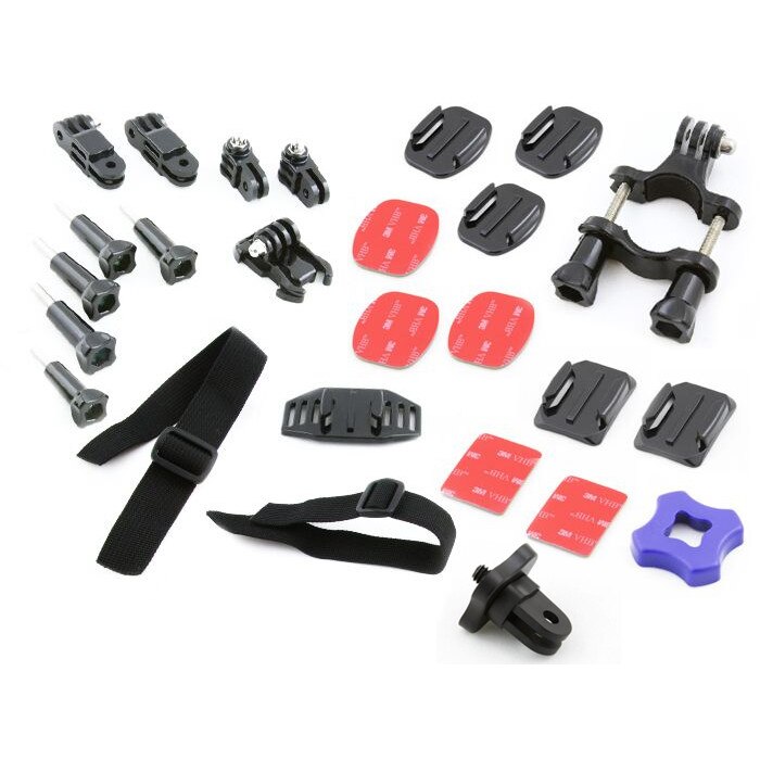 Set 27 in 1 Xrec pentru Sony Action Cam / Xiaomi Xiaoyi Yi 2, 4k