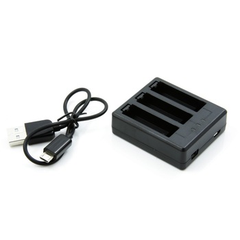 Incarcator triplu XREC pentru GoPro Hero 4 Incarcator triplu XREC pentru GoPro Hero 4