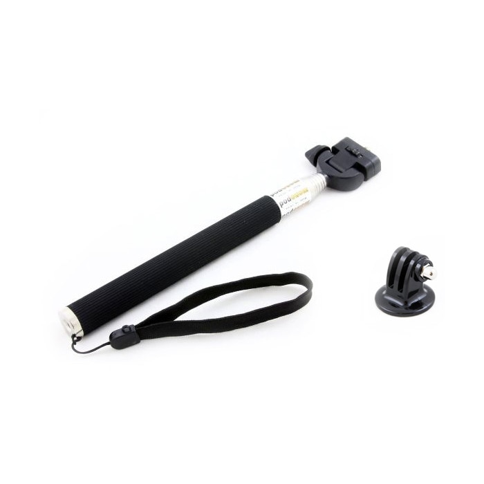 Trepied XREC, pentru GoPro 1/2/3/4, cu adaptor, Negru