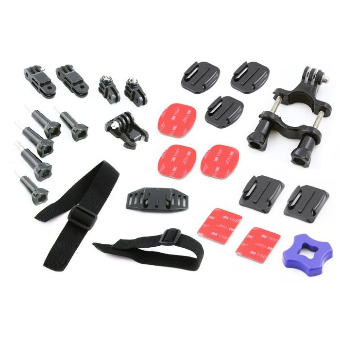 Kit de montare XREC 26W1, pentru GoPro 1/2/3/3+/4, Multicolor