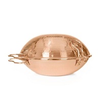 cataplana vas dublu din cupru 24cm coppercrafts fructe de mare porc retete speciale imagen 0_0_0