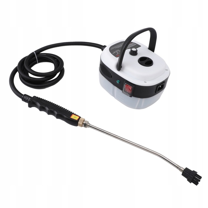 Curatator cu abur portabil ZST43Q27PVV, 1500W, rezervor 1L, reglabil, negru/alb, lance cu perie