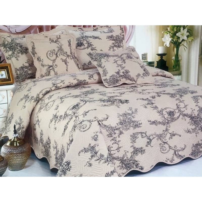 Set Cuvertura Pentru Pat 2 Persoane din Bumbac, 5 Piese