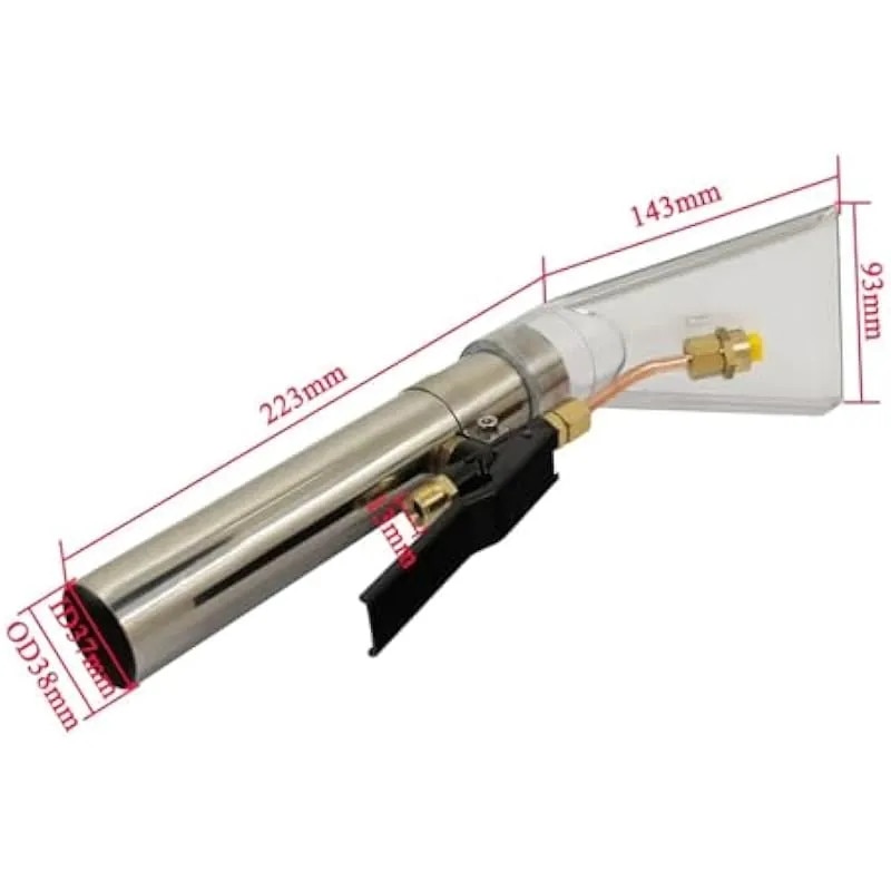 Duza pentru extractoare K0544-26805-87-AMC, pentru covoare si tapiterii, cap transparent, corp metalic
