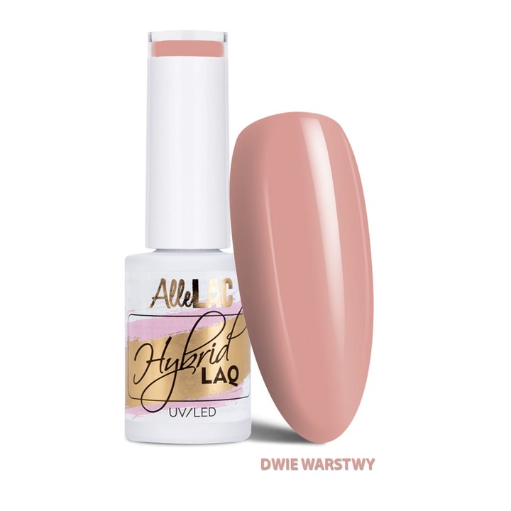 Lac hybrid AlleLac Nr 247 Limited Edition, LED/UV, nuanta nude roz, 5 g