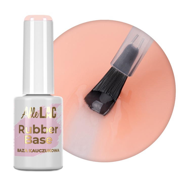 Baza kauczukowa AlleLac Dreamer HEMA/Di-HEMA Free, cover, nuanta 17, 7 g