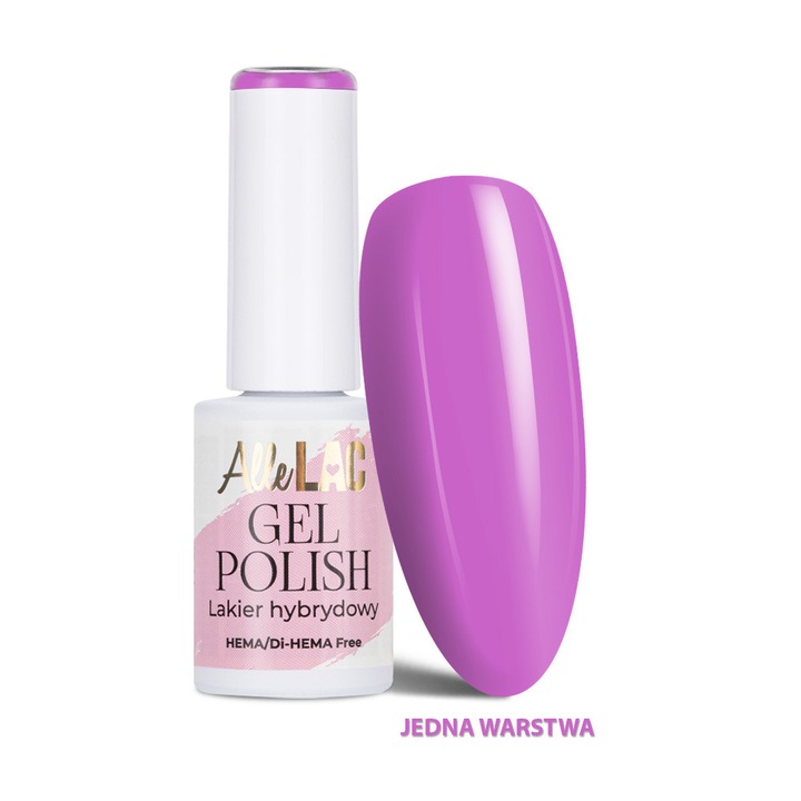 Lac gel AlleLac P13 Velvet, HEMA/Di-HEMA free, mov, 6 g