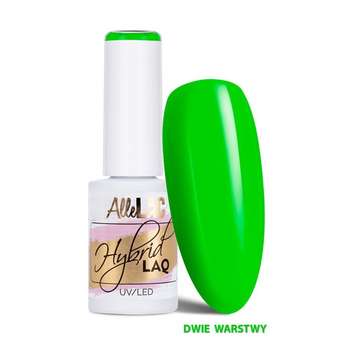 Lac hibrid LED/UV AlleLac Nr. 278 Limited Edition, verde neon, 5 g
