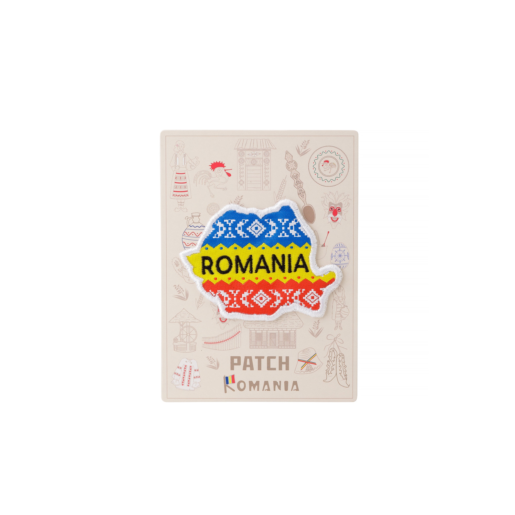 Ecuson textil - Romania tricolora