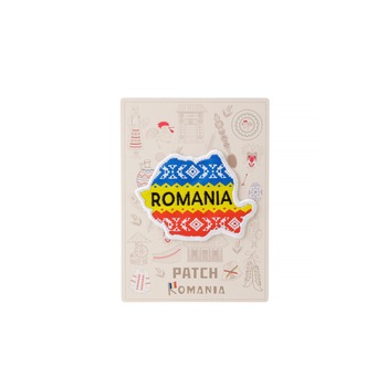 Ecuson textil - Romania tricolora Ecuson textil - Romania tricolora
