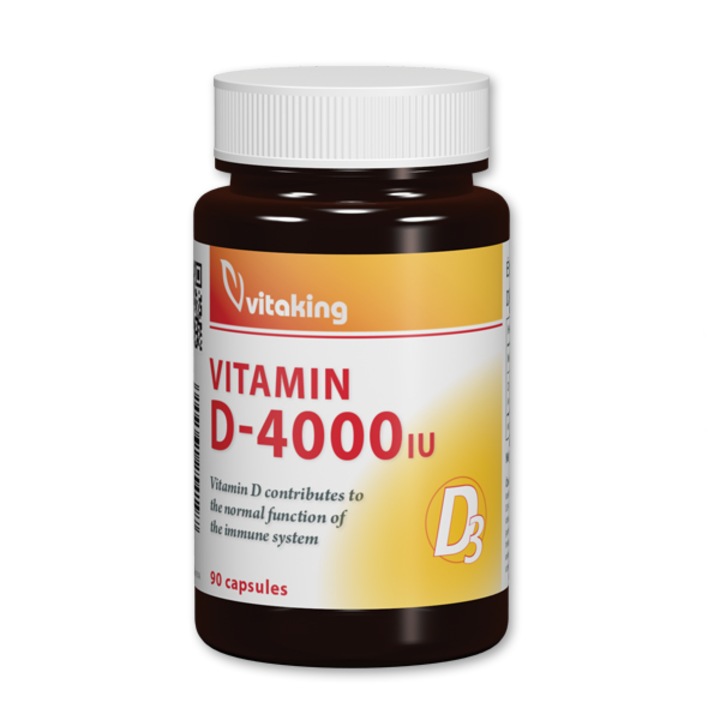 Vitaking D3-vitamin 4000 NE 90 db