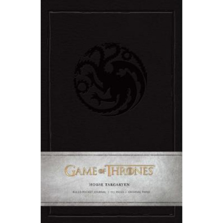 Game of Thrones: House Targaryen Ruled Pocket Journal, Insight Editions (Author)