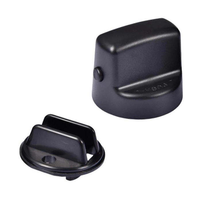 Buton pornire comutator D461-66-141A-02, inlocuitor din plastic ABS rezistent, negru, set 1 baza + 1 buton (compatibil Auto 9/7/RX-8/5 2006–2015)