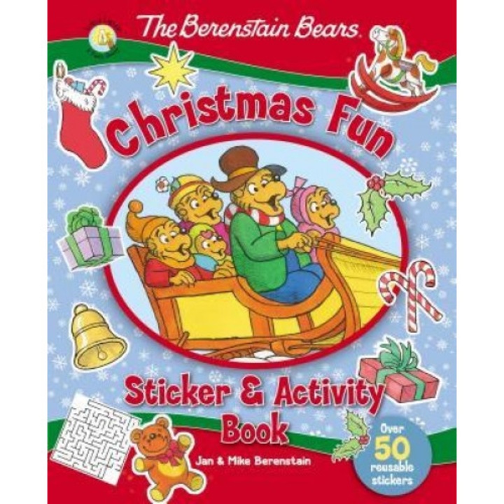 The Berenstain Bears Christmas Fun Sticker and Activity Book, Jan &. Mike Berenstain (Illustrator)