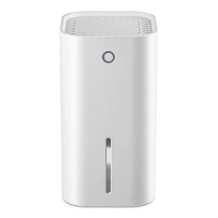 Dezumidificator compact CJ-FRG-K0563-20260805-1521, Peltier, capacitate rezervor 850 ml, debit 300 ml/24h, ultrasilentios