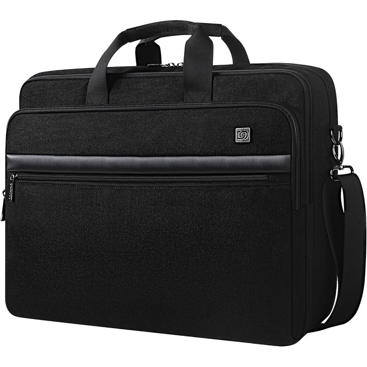 Geanta Laptop 17.3 Inch, Business, Protectie Impermeabila, Negru