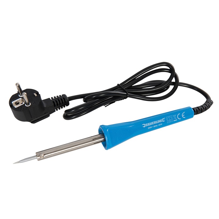 Пистолет за запояване 40W, 220V, Silverline