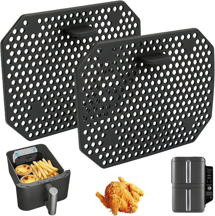 Set 2 Protectii Anti-Stropire pentru Friteuza cu Aer Ninja Double Stack XL