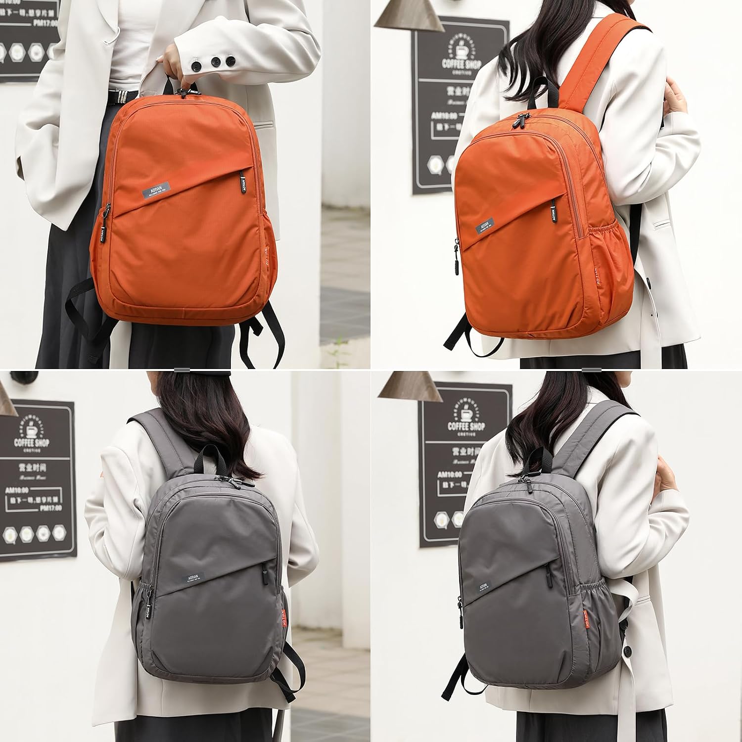 Rucsac de Voiaj 40x30x15 cm, Bagaj de Mana Avion, Laptop 14 inch