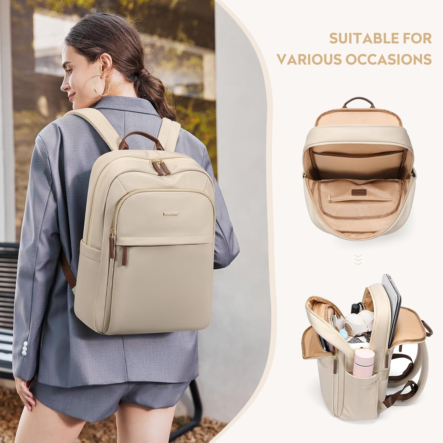 Rucsac Calatorie Femei Impermeabil 16 Inch, Business, Laptop