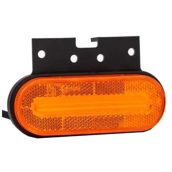 Lampa gabarit 124x51, LED, galbena, cu suport, 12-36V, FT-070-Z+K Fristom Lampa gabarit 124x51, LED, galbena, cu suport, 12-36V, FT-070-Z+K Fristom