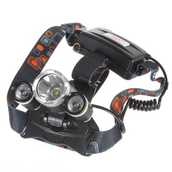 Lanterna frontala, RJ-3000, Aluminiu, Led 3 x CREE-XM-L T6 ,3000 Lumeni Lanterna frontala, RJ-3000, Aluminiu, Led 3 x CREE-XM-L T6 ,3000 Lumeni