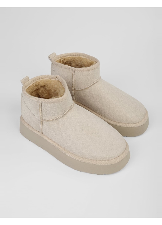 Ghete Casual Crem Evendi, Crem