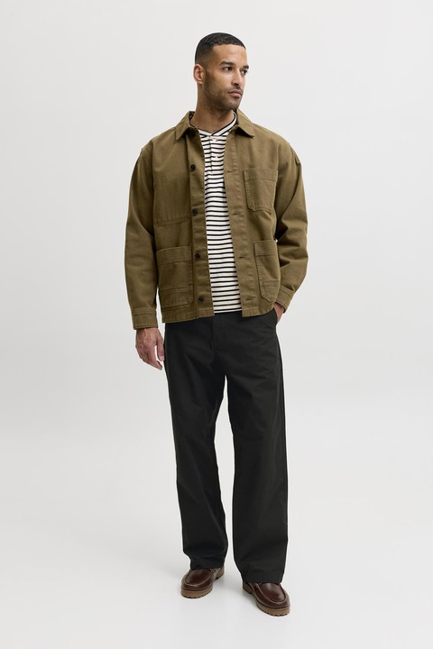 Jack & Jones, Стандартен панталон, Черен
