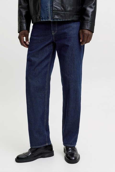 Jack & Jones, Straight fit farmernadrág, Tengerészkék