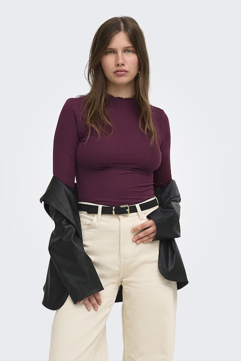 Only, Bluza cu striatii Emma, Visiniu