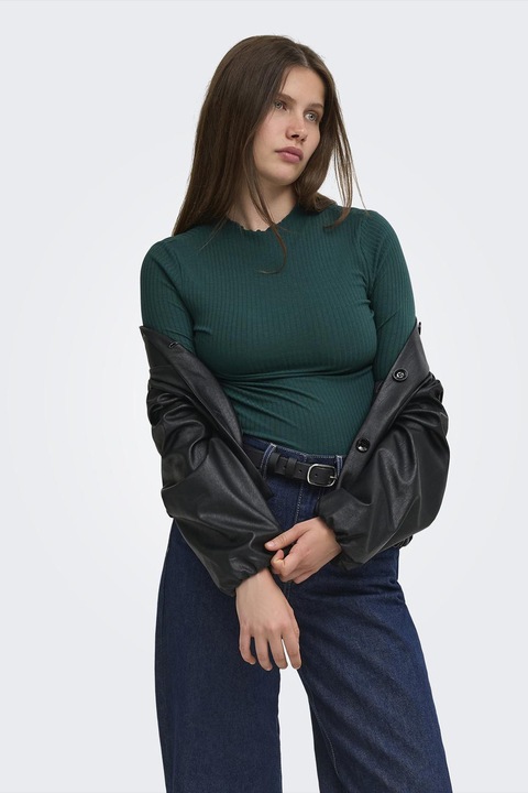 Only, Bluza cu striatii Emma, Verde smarald