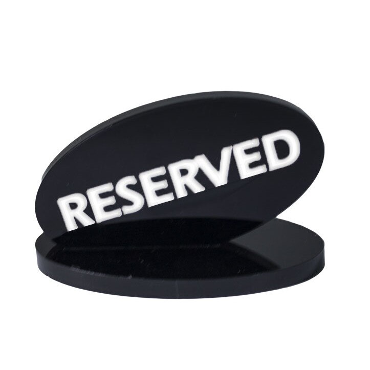Suport acrilic rezevat pentru restaurant negru MN0136581